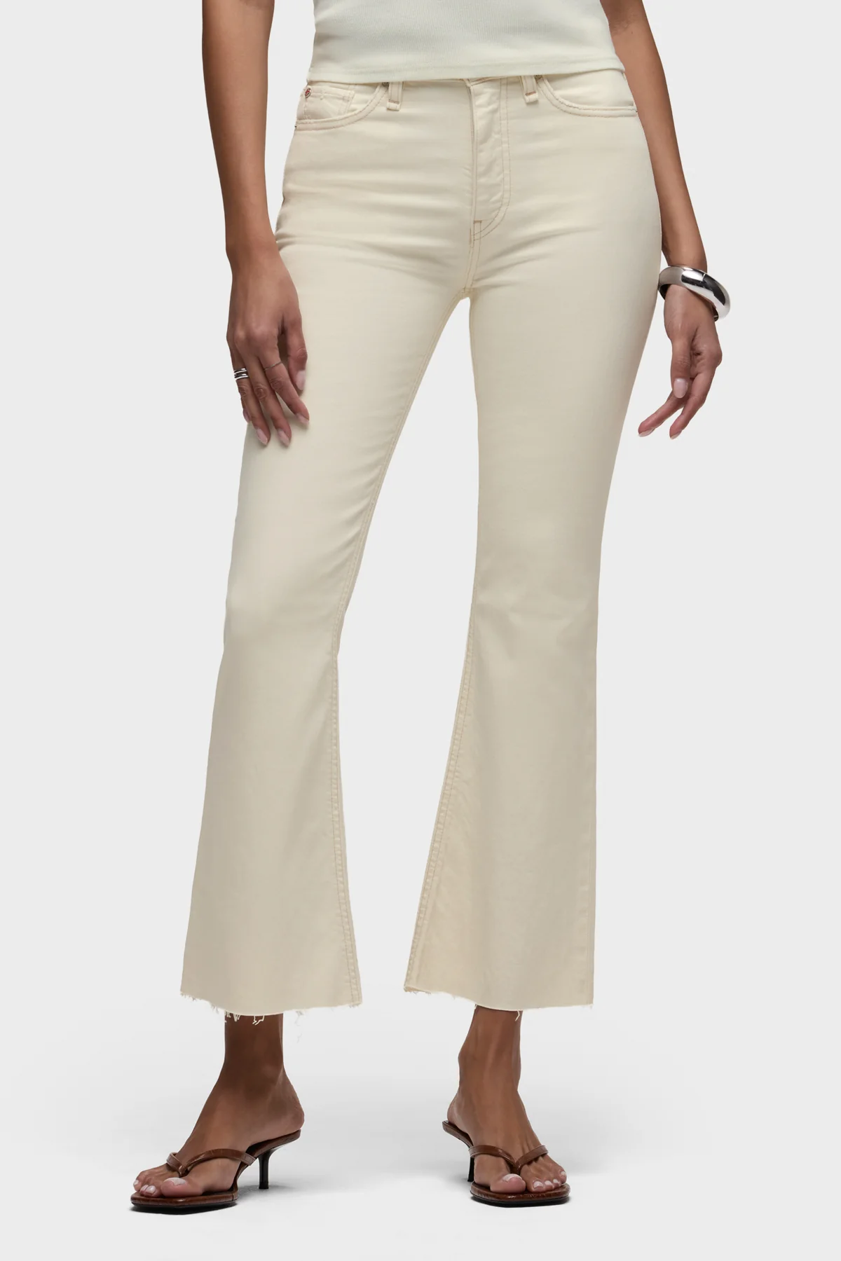 Barbara Flap Pocket Bootcut Crop - Image 2