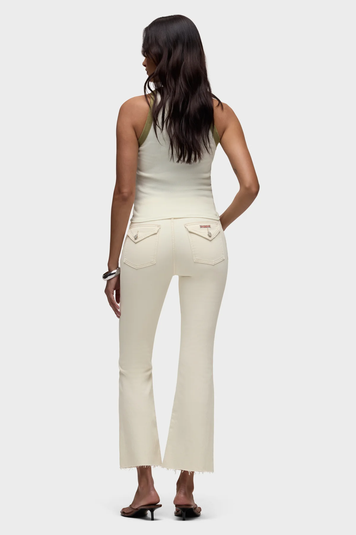 Barbara Flap Pocket Bootcut Crop - Image 6