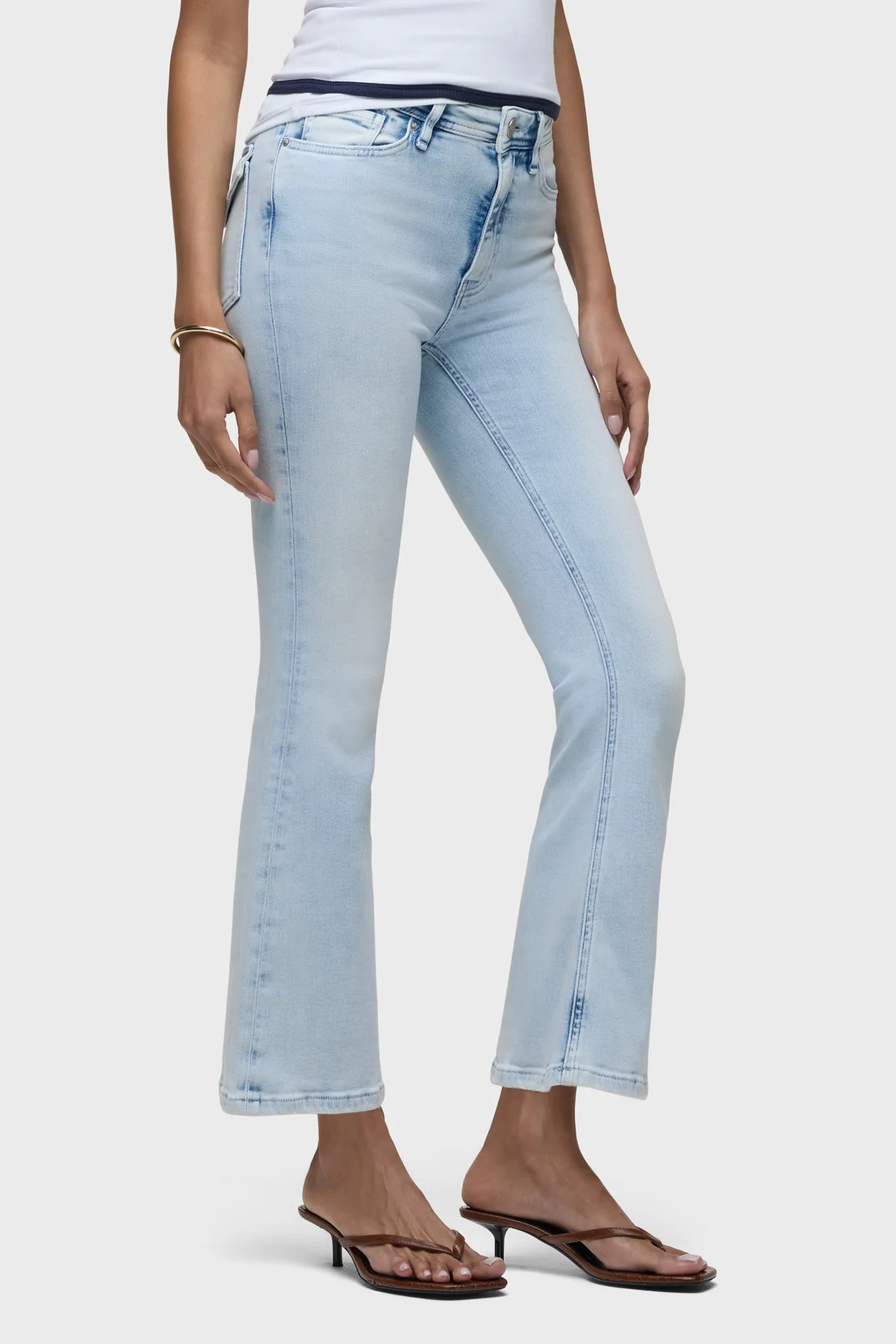 Barbara Flap Pocket Bootcut Crop - Image 3