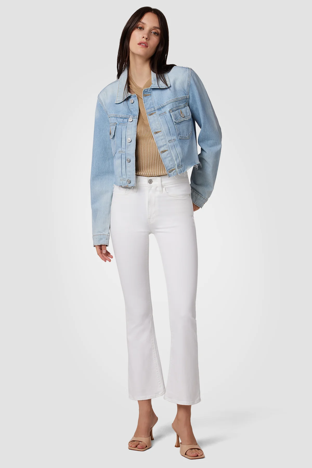 Barbara High-Rise Bootcut Crop Jean - Image 6