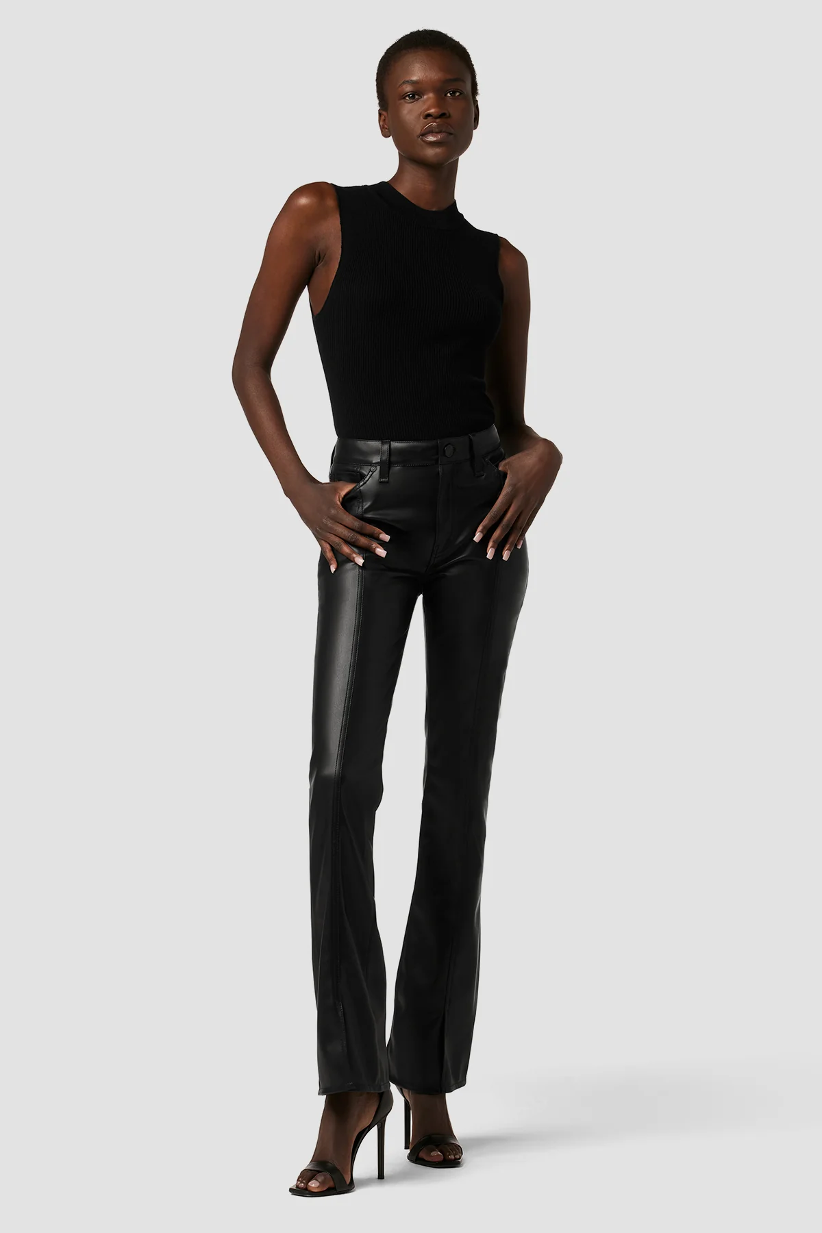 Barbara High-Rise Bootcut Jean w/ Slit Hem - Image 4