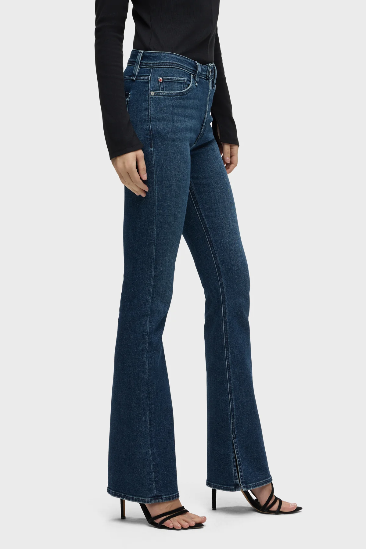 Barbara High-Rise Bootcut w/ Flap Jean - Image 3