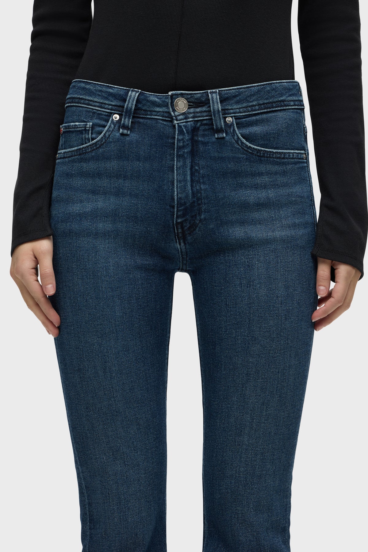 Barbara High-Rise Bootcut w/ Flap Jean - Image 4