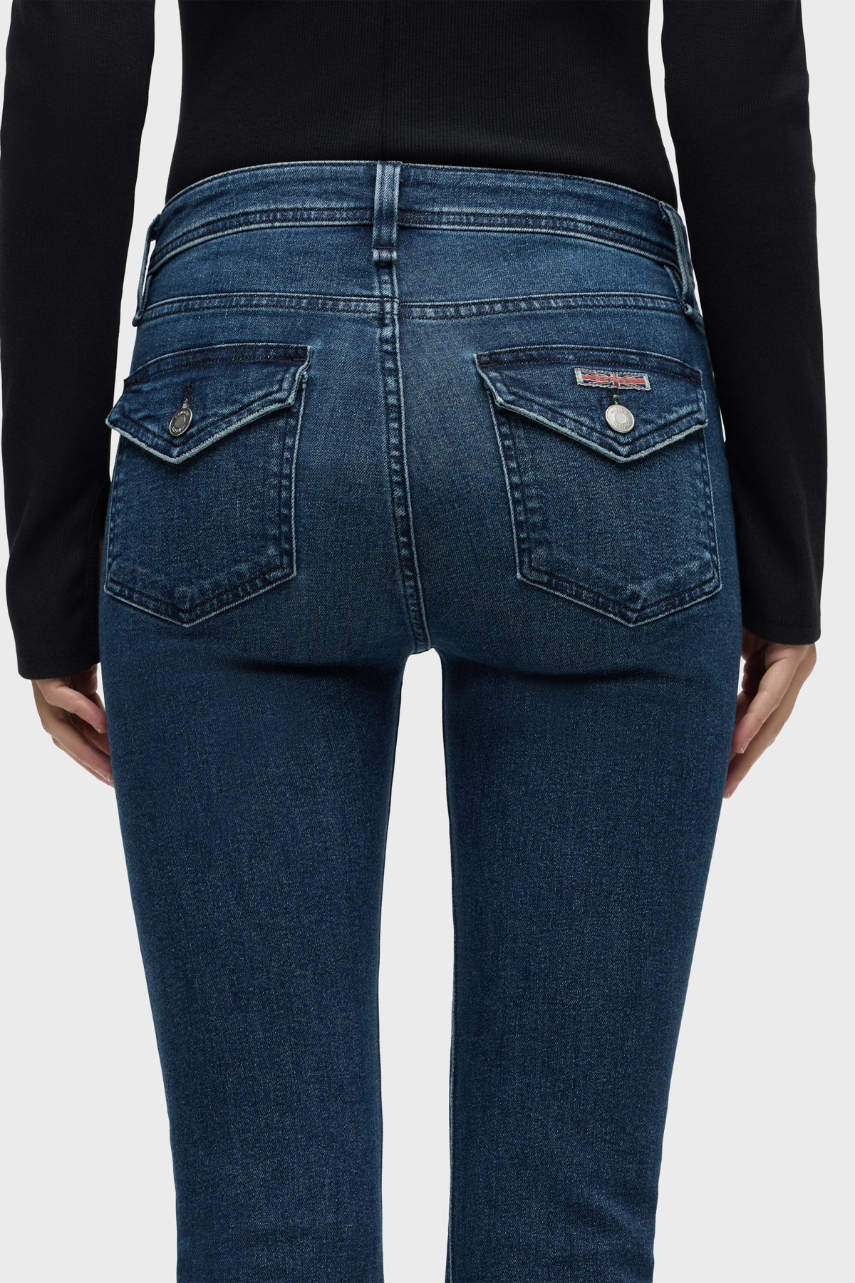 Barbara High-Rise Bootcut w/ Flap Jean - Image 5