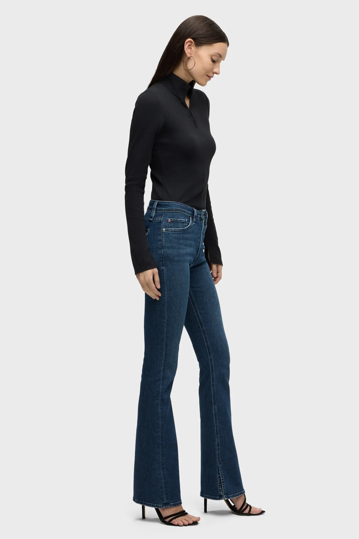Barbara High-Rise Bootcut w/ Flap Jean - Image 8