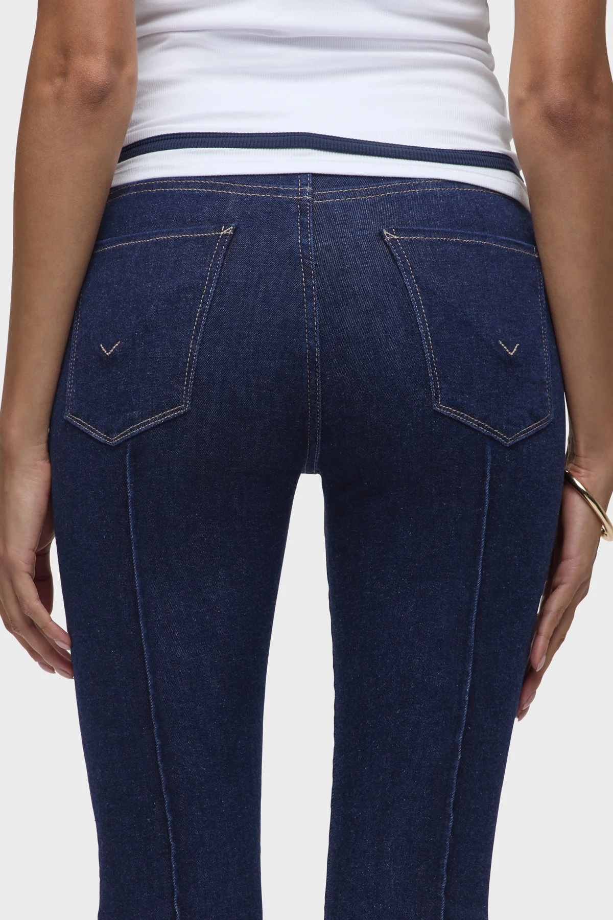 Barbara Pintucked Cuffed Bootcut Crop - Image 6