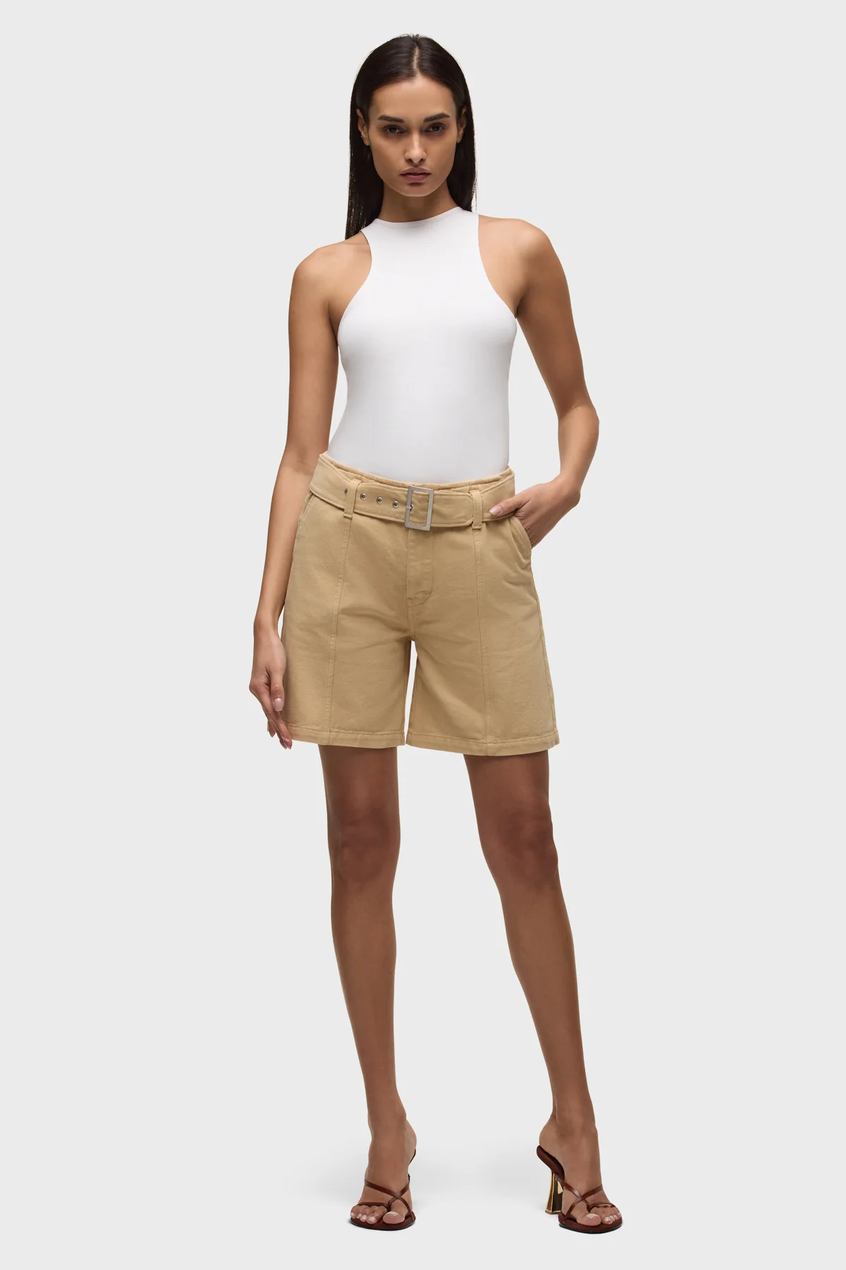 Belted Long Short - Image 6