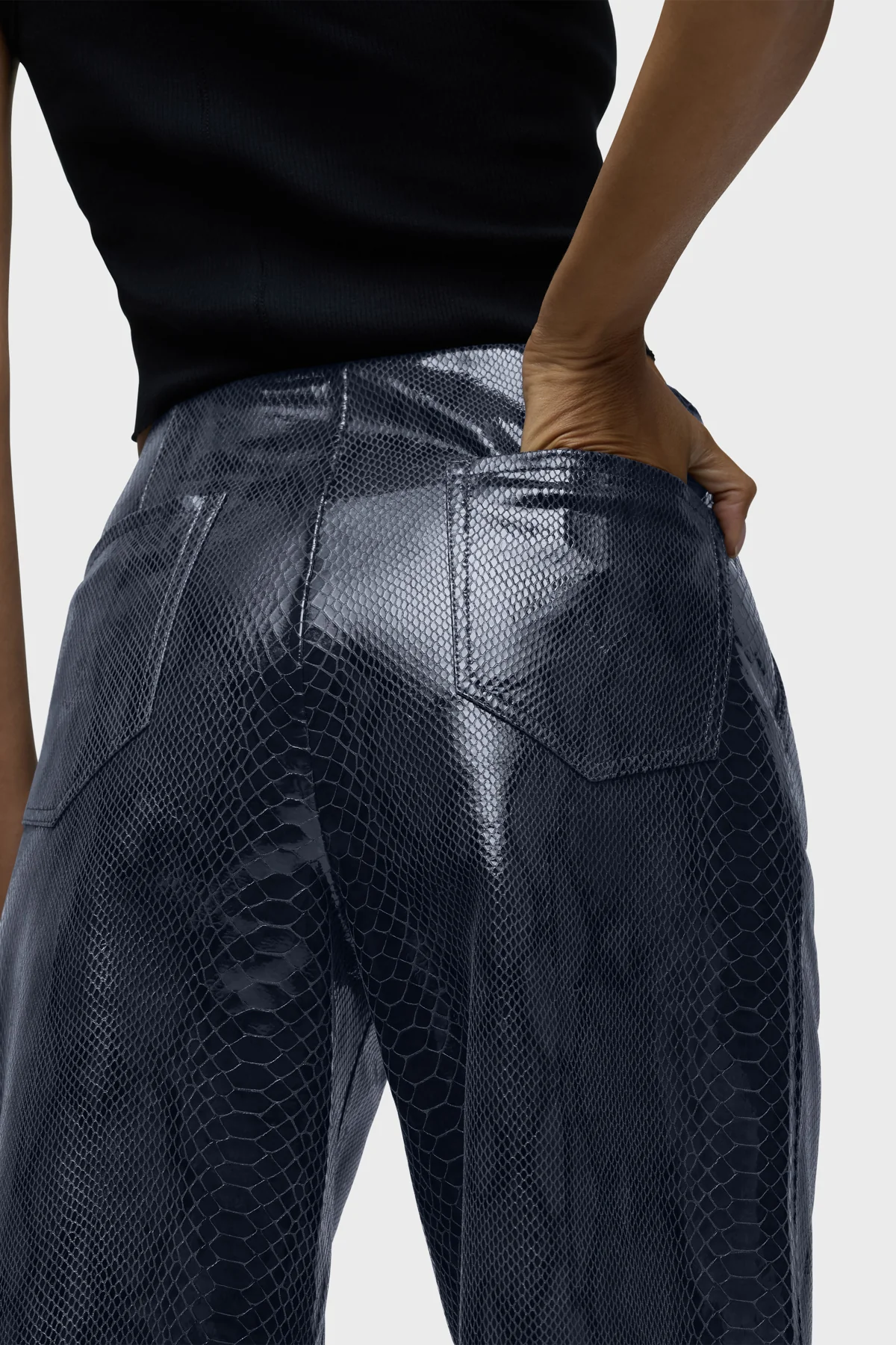 Cherie Cobra Leather Short - Image 7