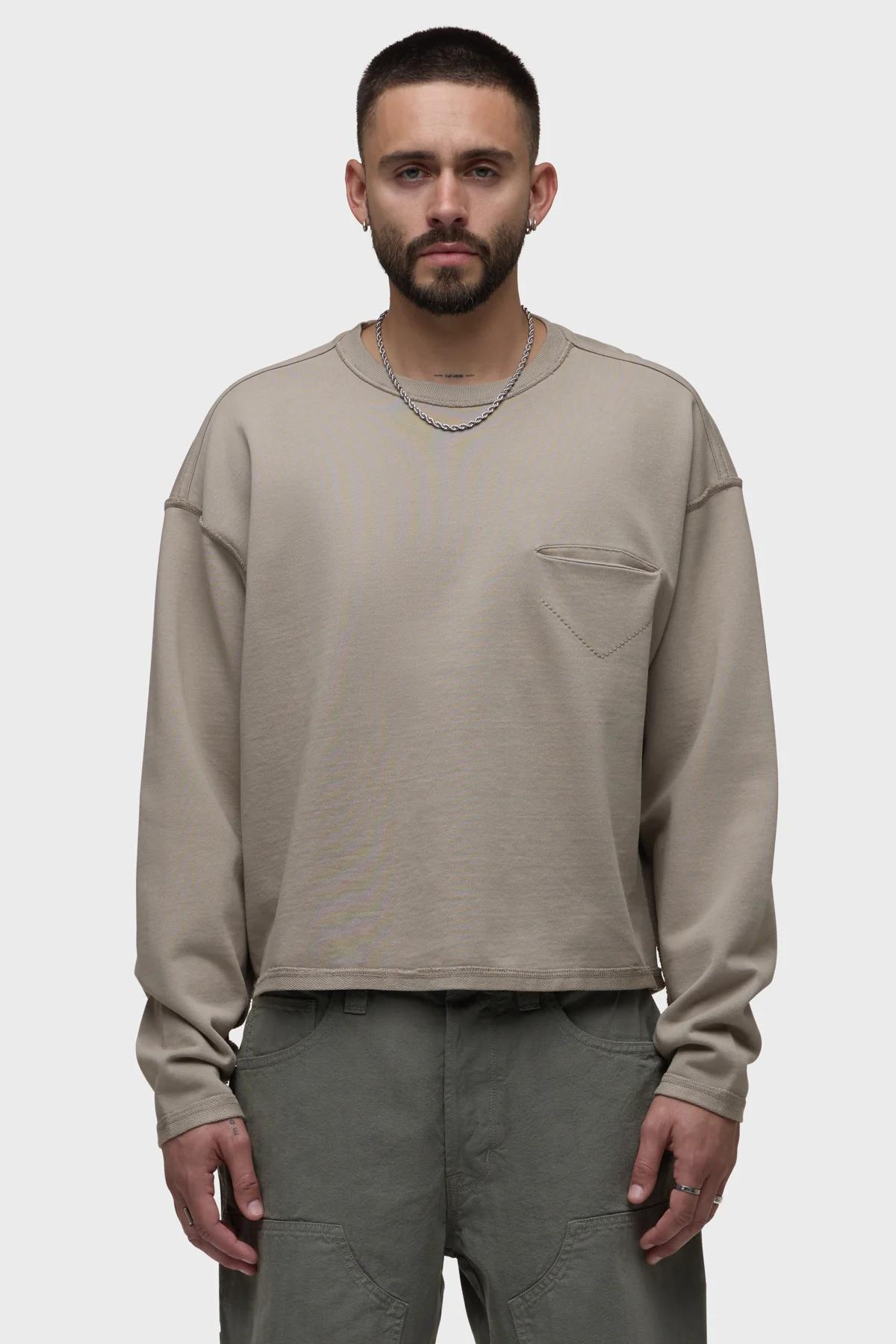 French Terry Crewneck Sweatshirt