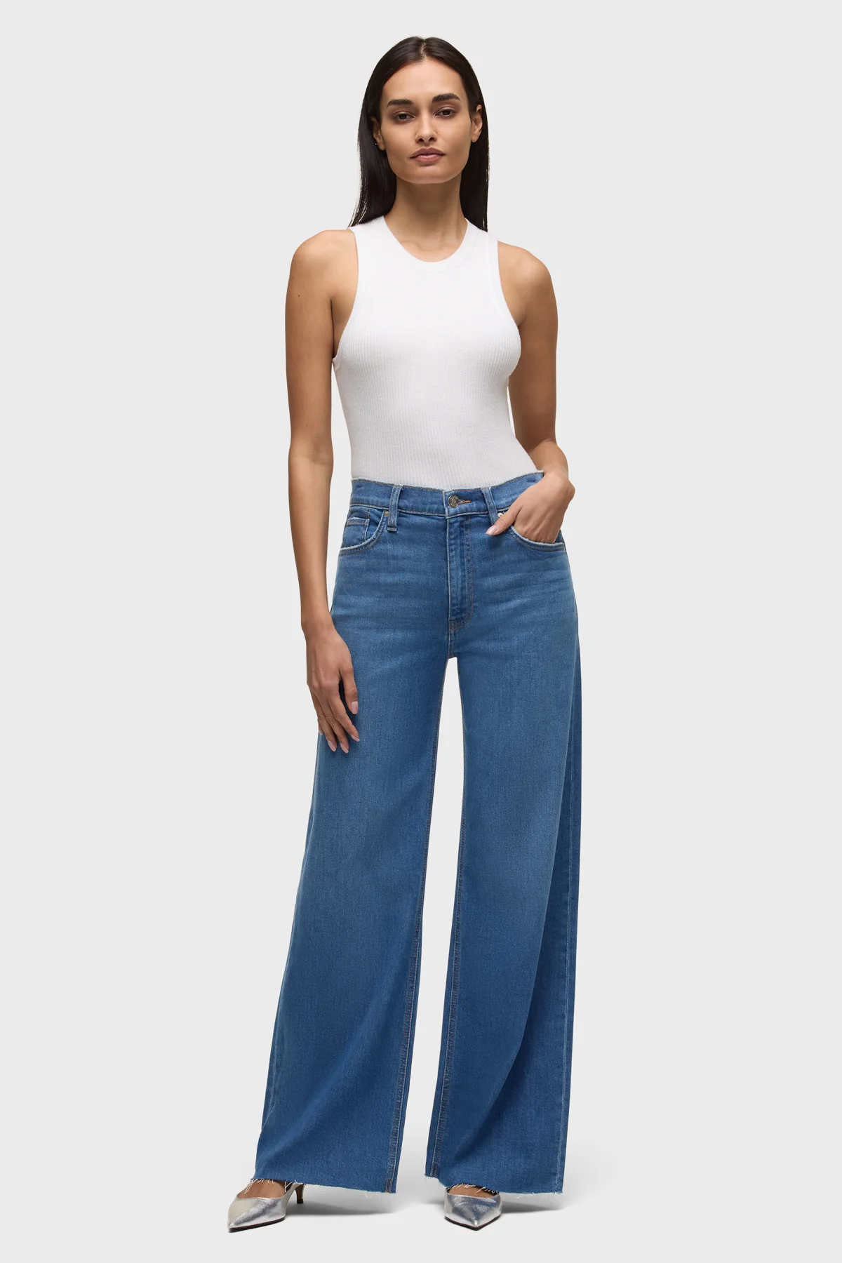 Jodie High Rise Loose Fit Wide Leg Jean - Image 6