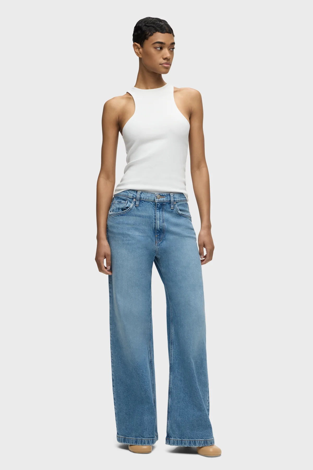 Jodie Loose Fit Wide Leg Jean - Image 6