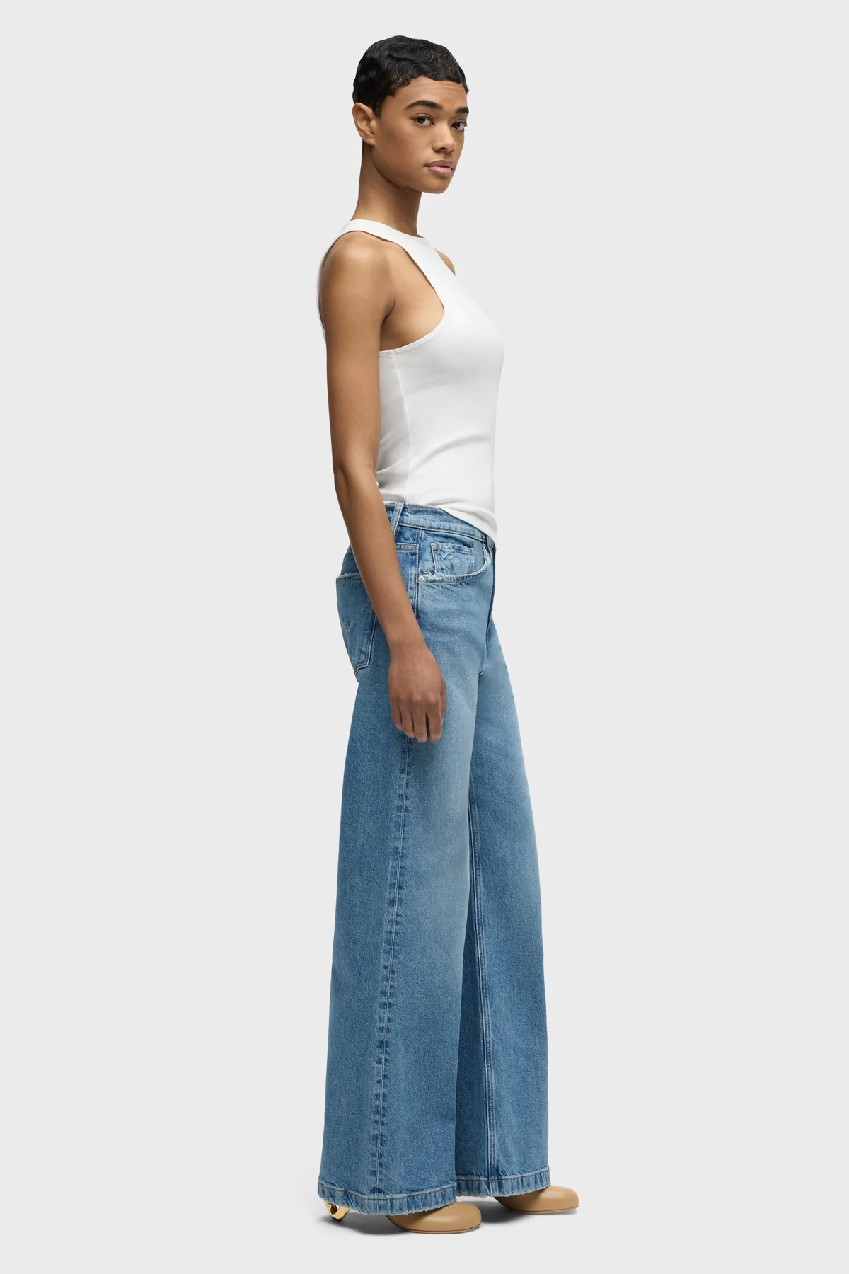 Jodie Loose Fit Wide Leg Jean - Image 7