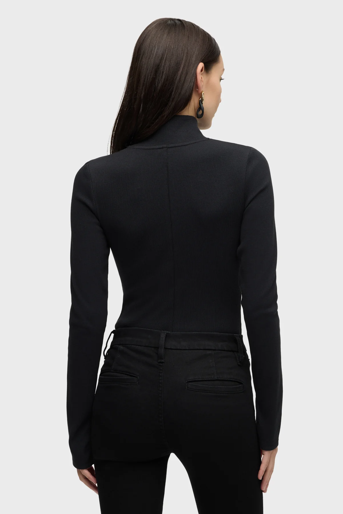 Long Sleeve Hook & Eye Bodysuit - Image 3