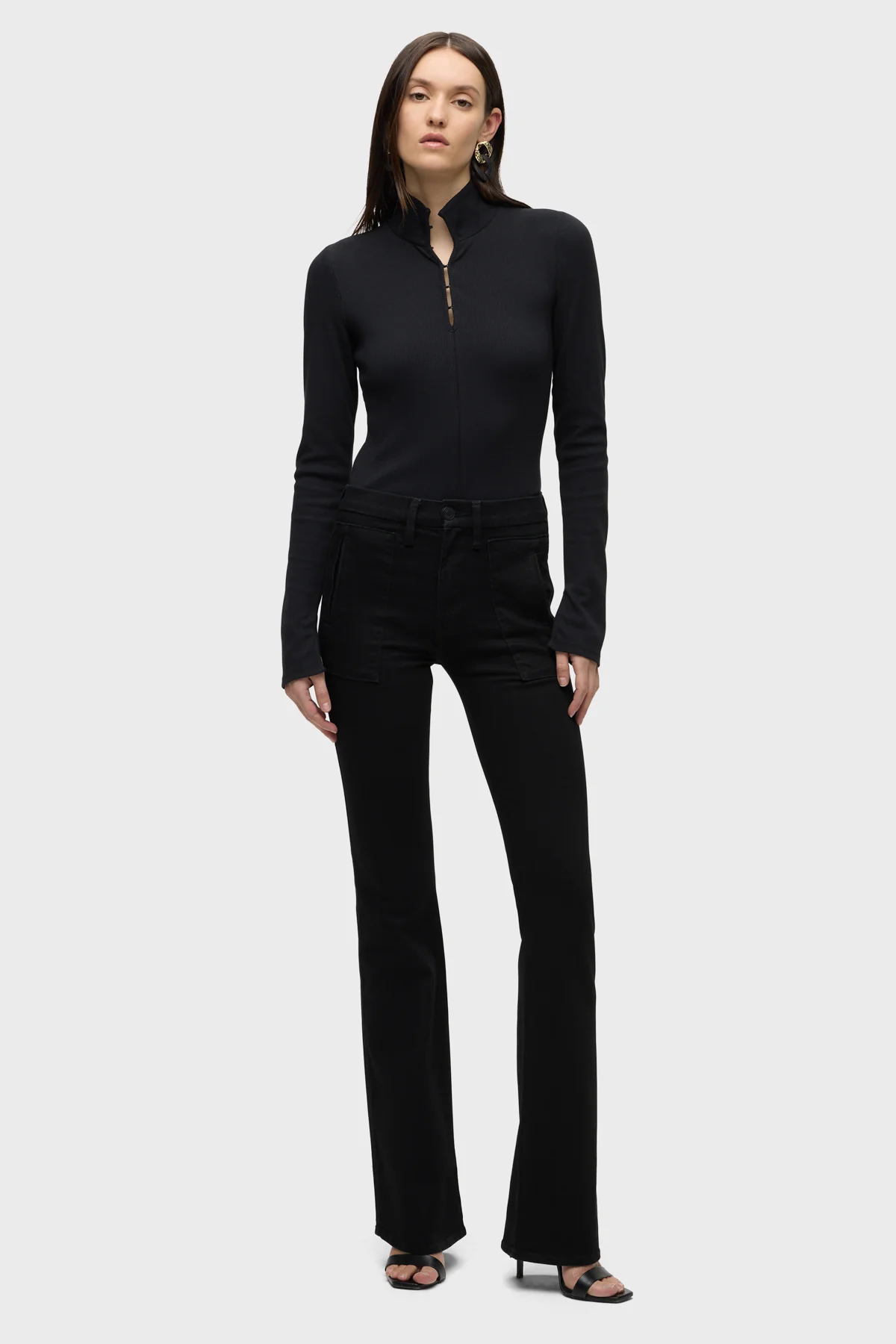 Long Sleeve Hook & Eye Bodysuit - Image 6
