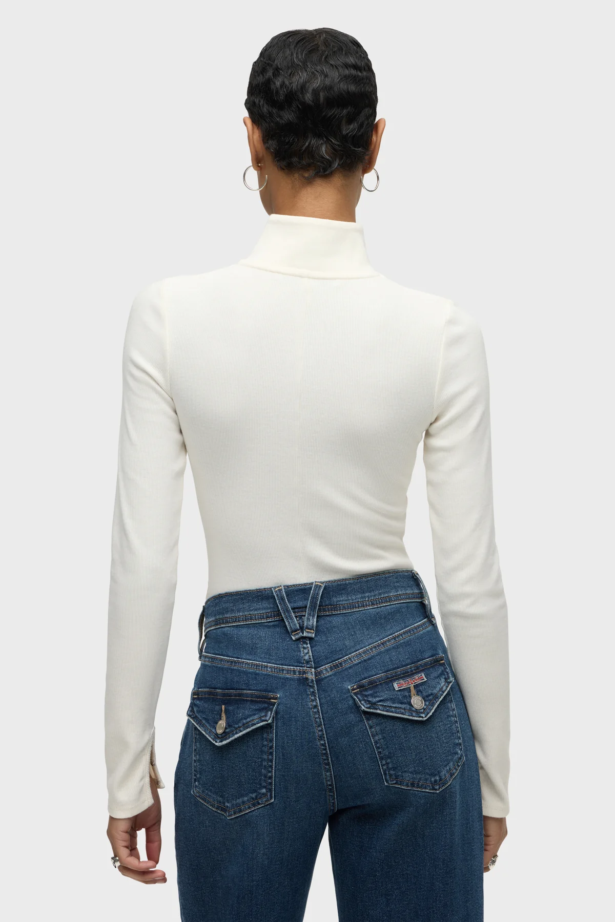 Long Sleeve Hook & Eye Bodysuit - Image 3