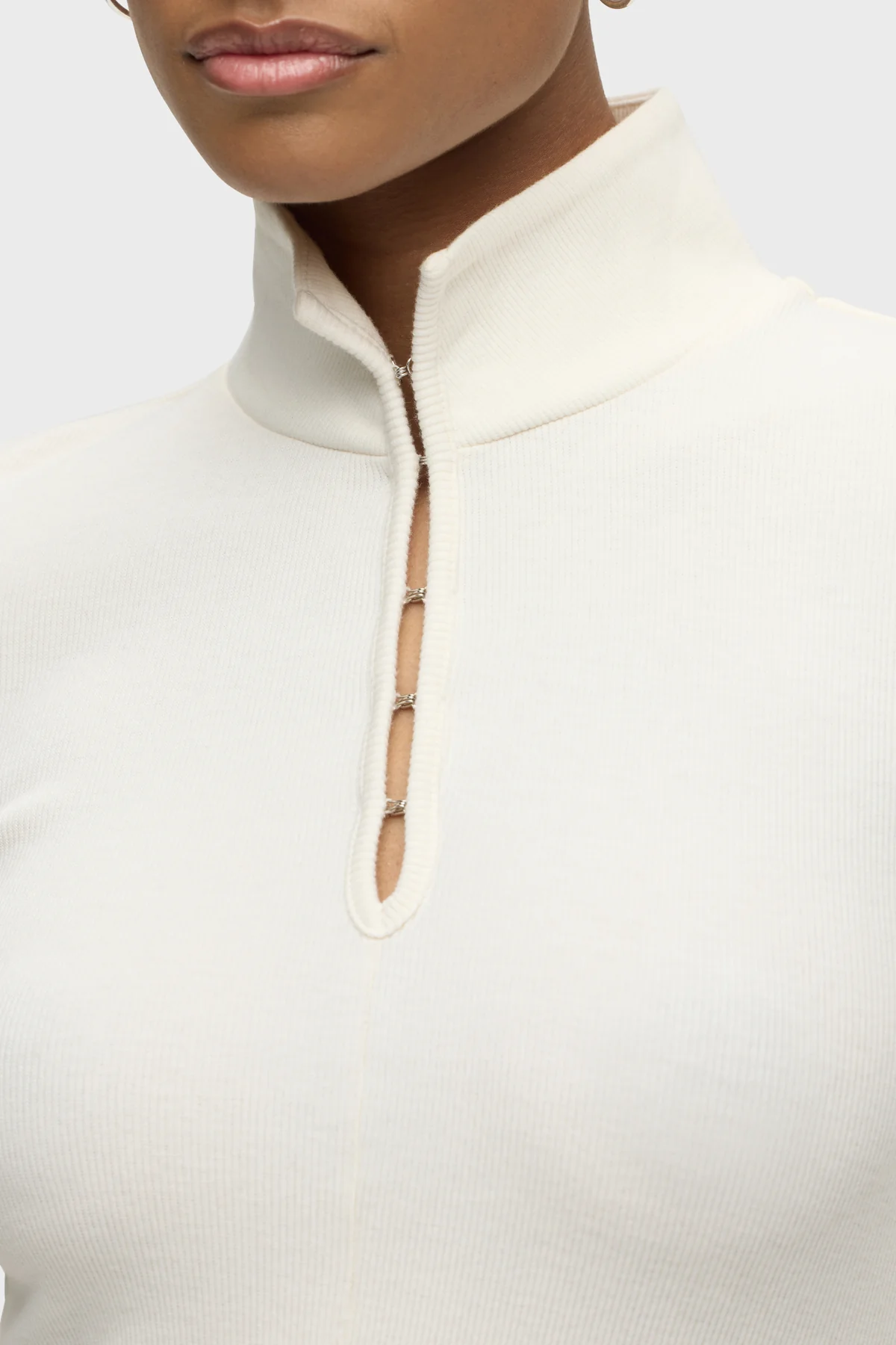 Long Sleeve Hook & Eye Bodysuit - Image 4