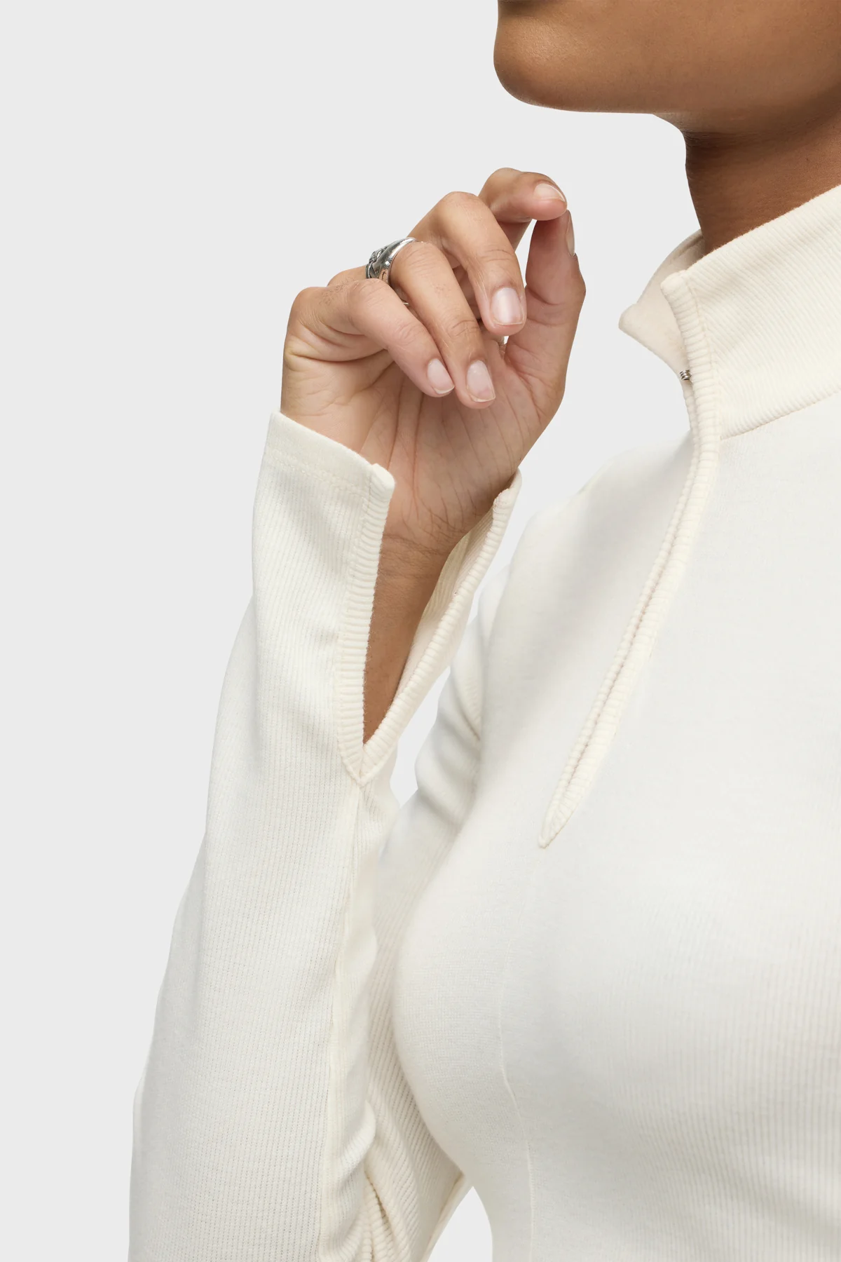Long Sleeve Hook & Eye Bodysuit - Image 5