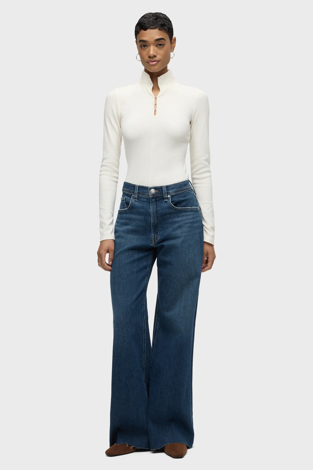 Long Sleeve Hook & Eye Bodysuit - Image 6