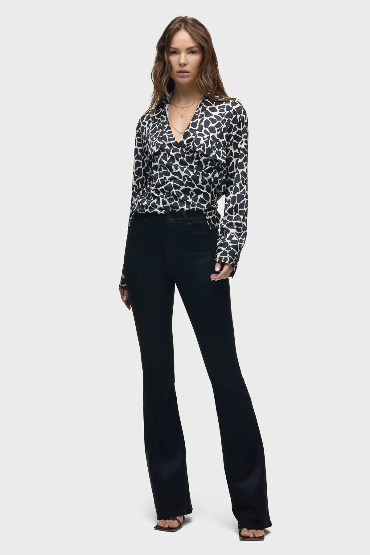 Long Sleeve Wrap Shirt - Image 5