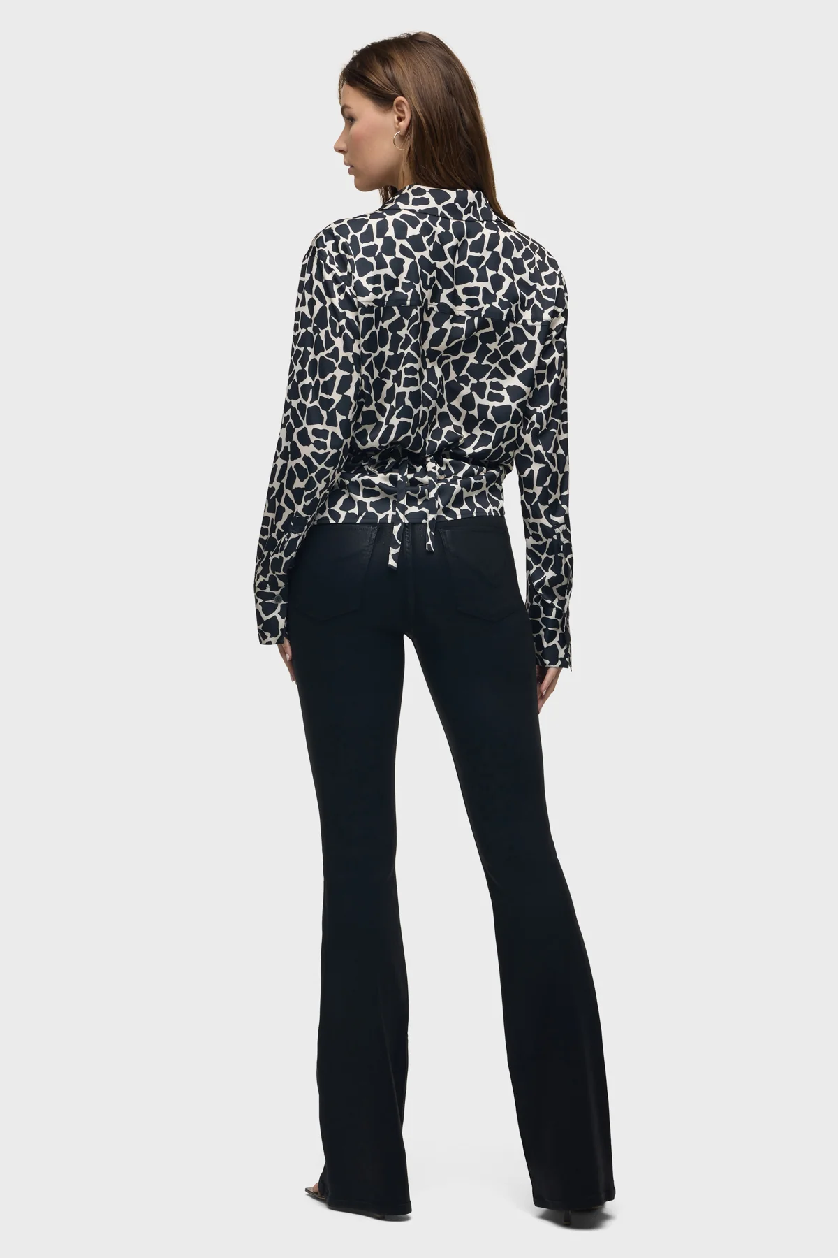 Long Sleeve Wrap Shirt - Image 7