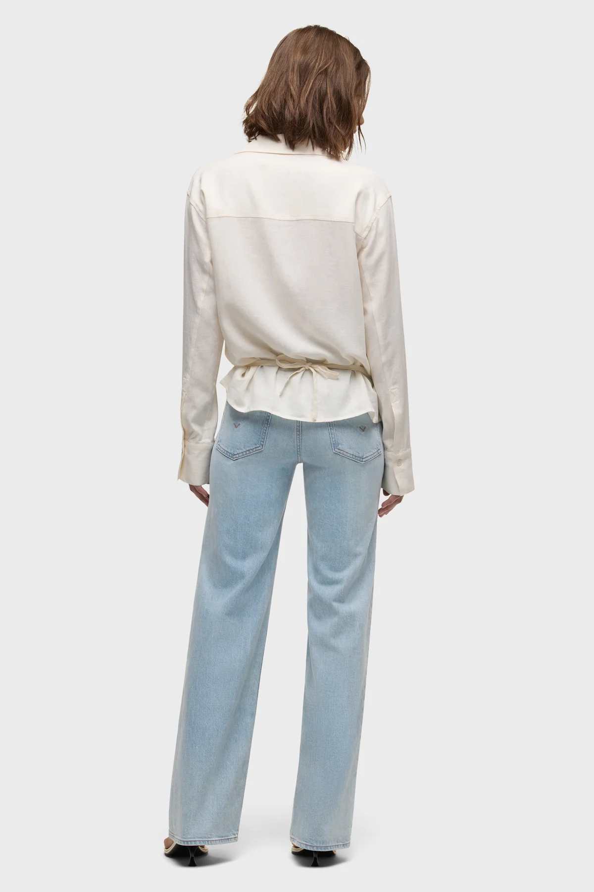 Long Sleeve Wrap Shirt - Image 4