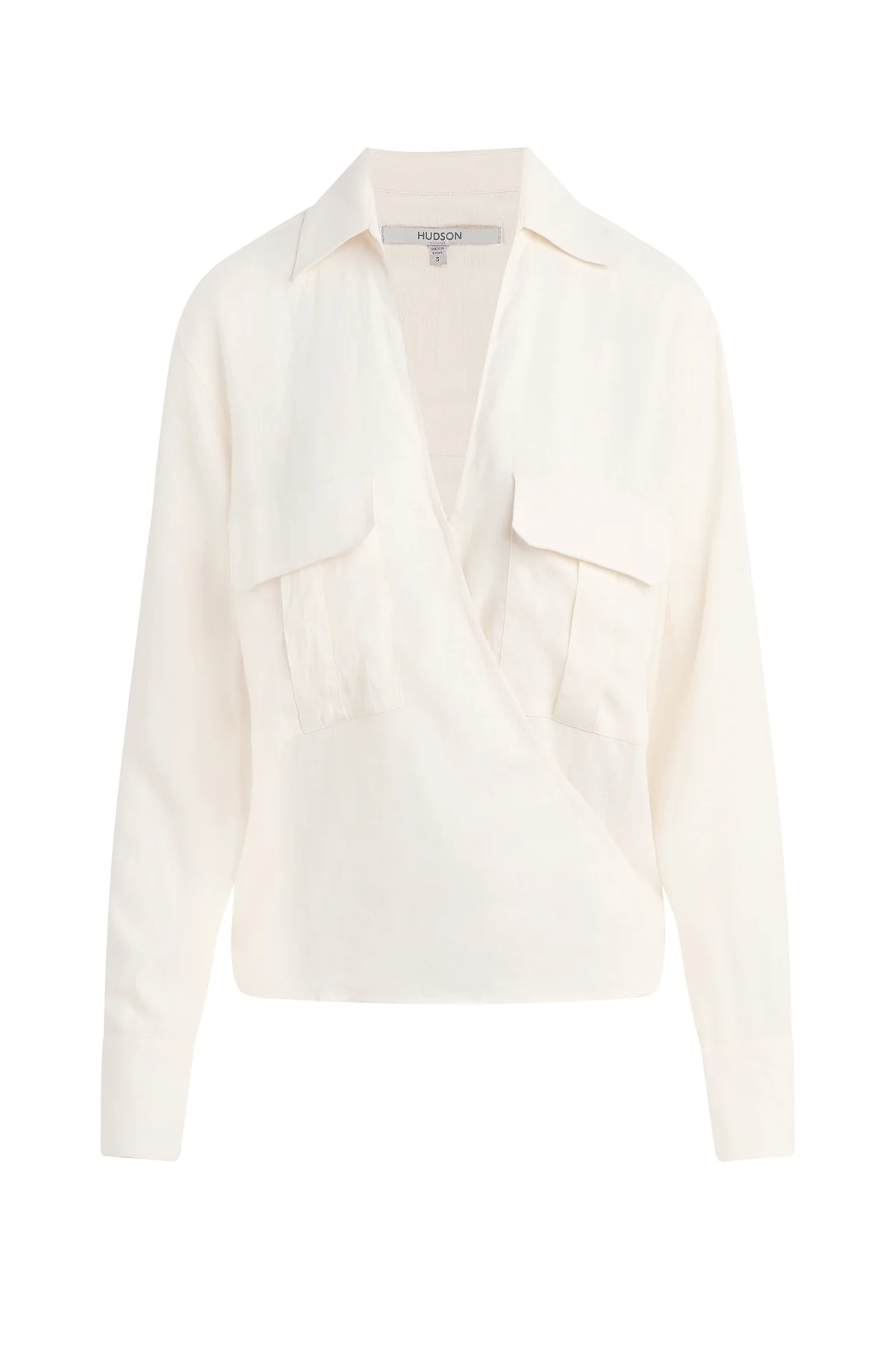 Long Sleeve Wrap Shirt - Image 5