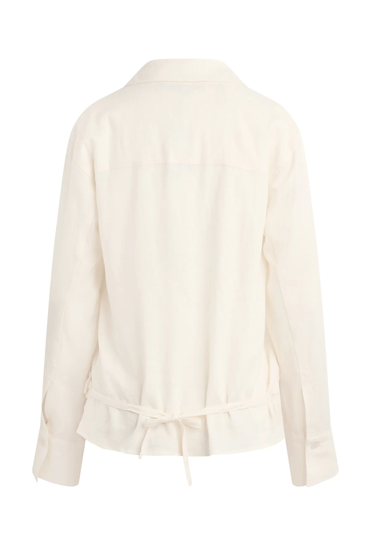 Long Sleeve Wrap Shirt - Image 6