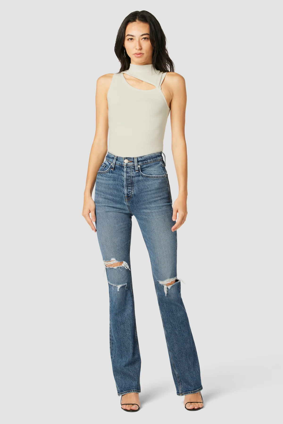 Mock Neck Cut Out Tank - Image 5
