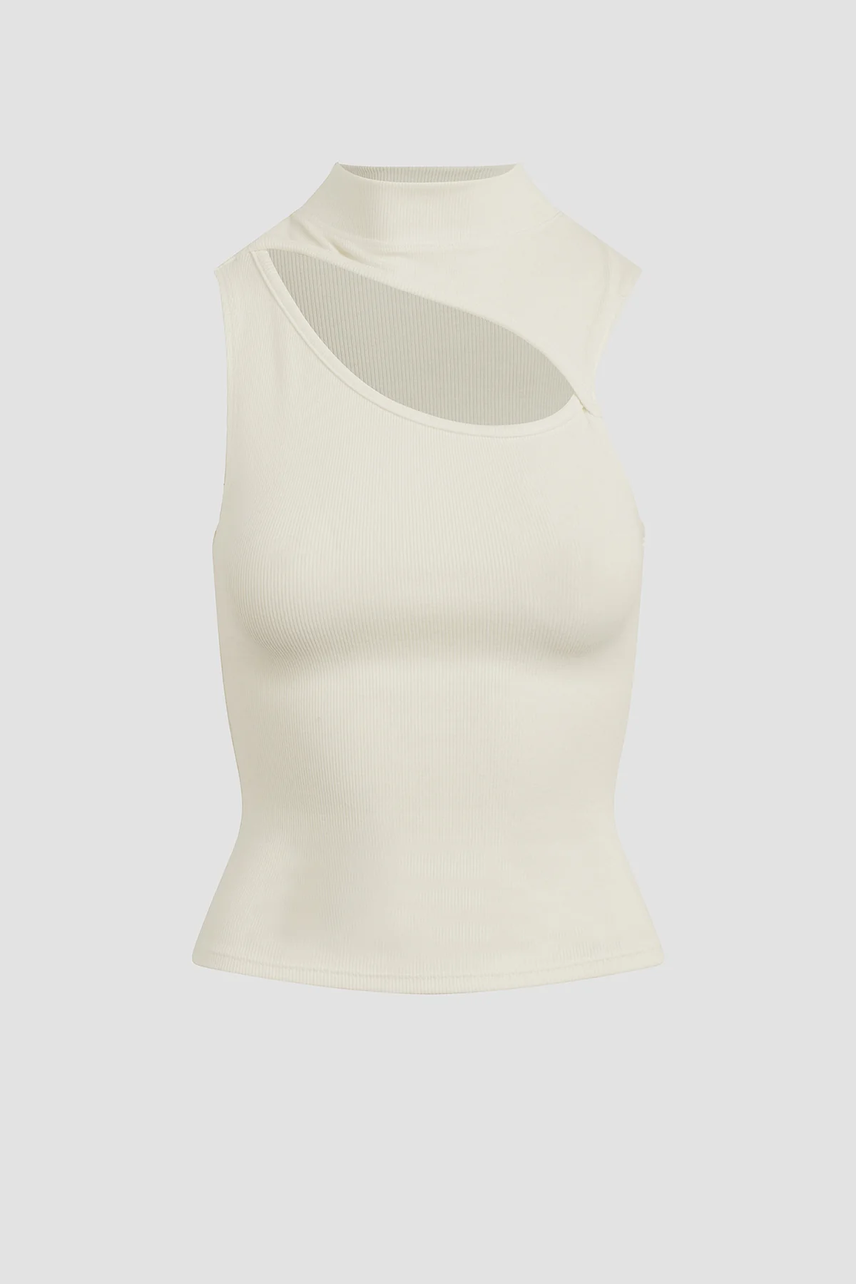 Mock Neck Cut Out Tank - Image 7