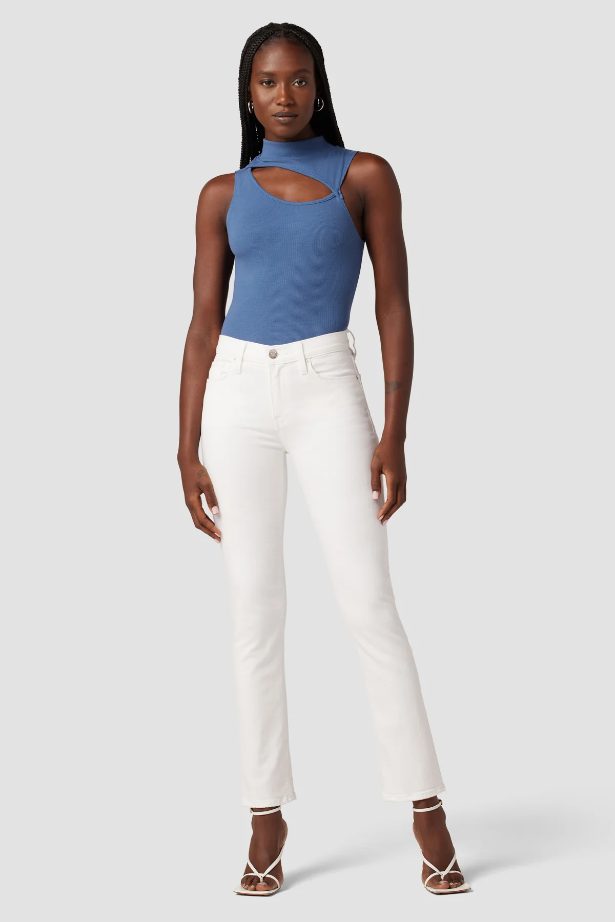 Mock Neck Cut Out Tank - Image 5