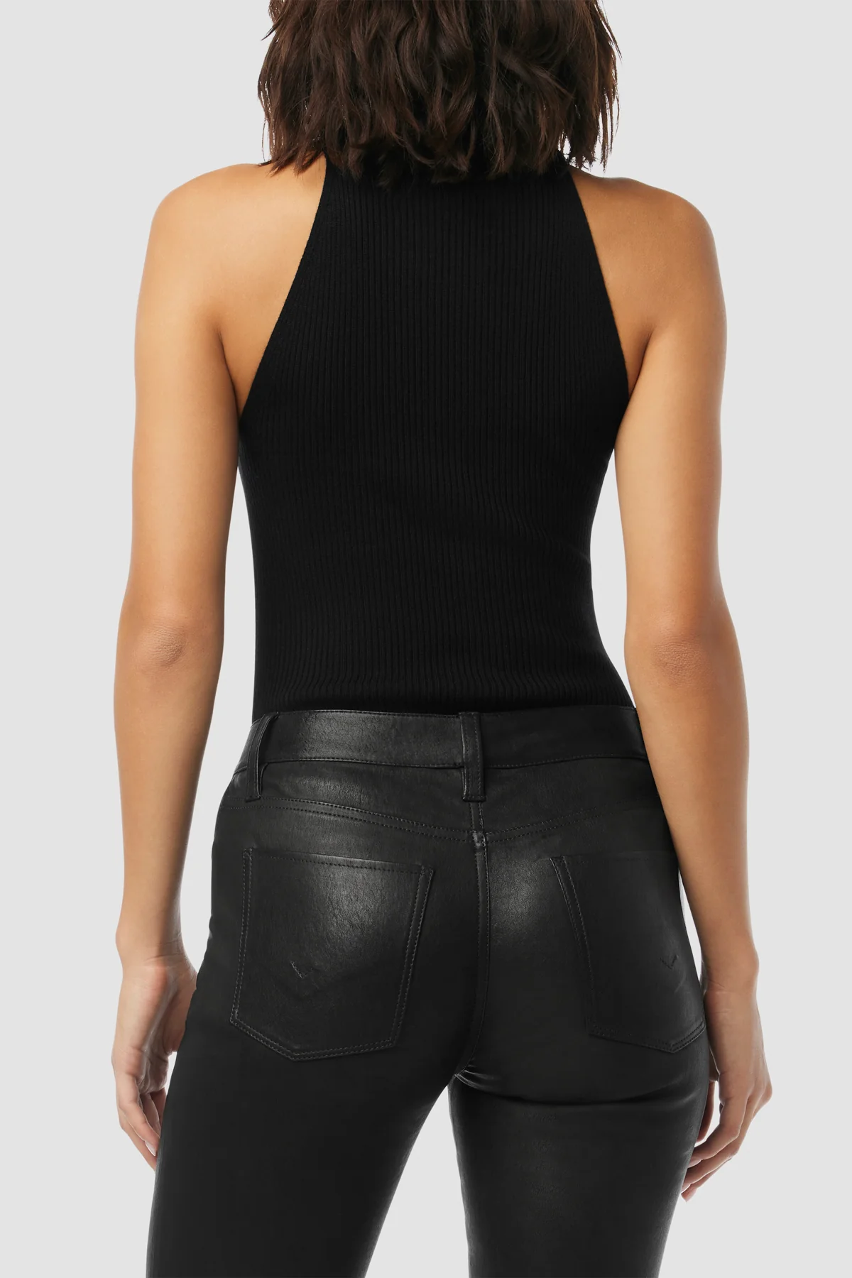 Mock Neck Keyhole Racer Tank - Image 3