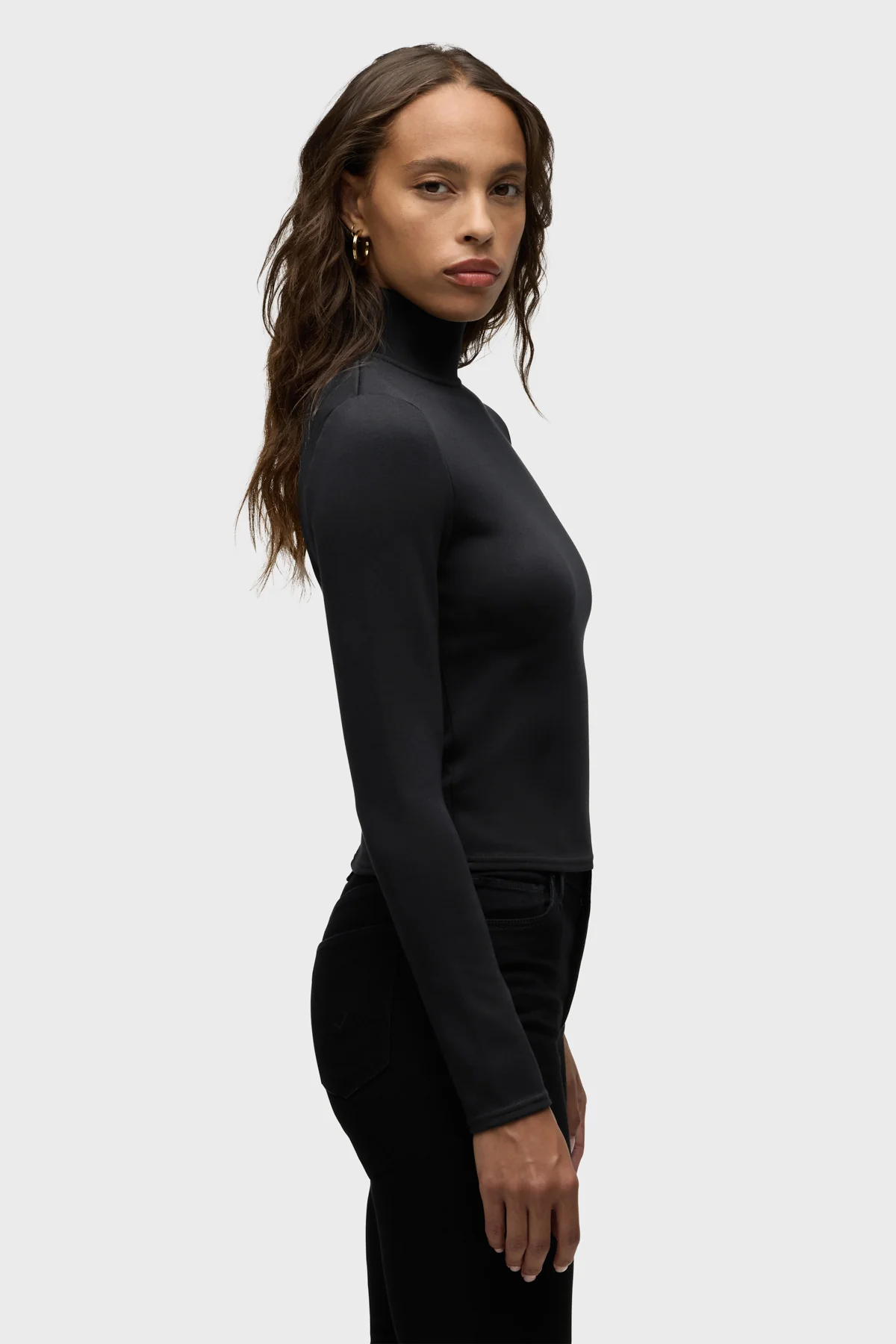 Mock Neck Long Sleeve Top - Image 2