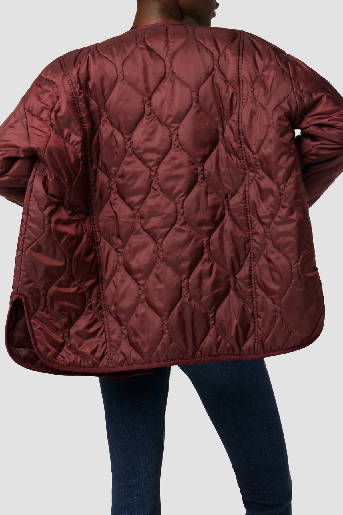 Oversized Quilted Jacket - Image 3