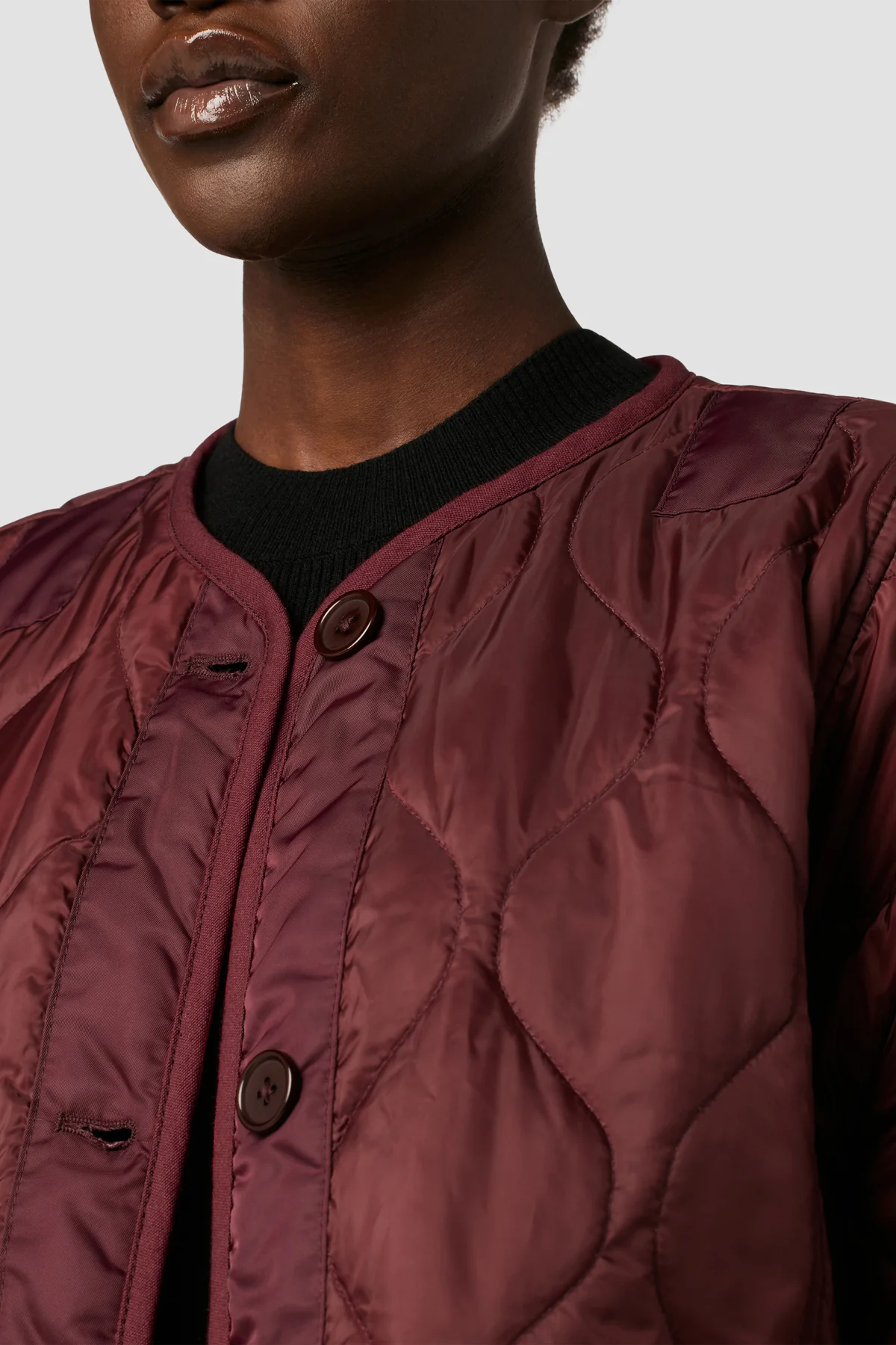 Oversized Quilted Jacket - Image 4