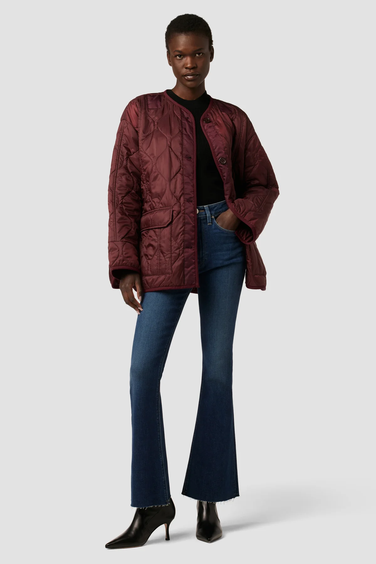Oversized Quilted Jacket - Image 6