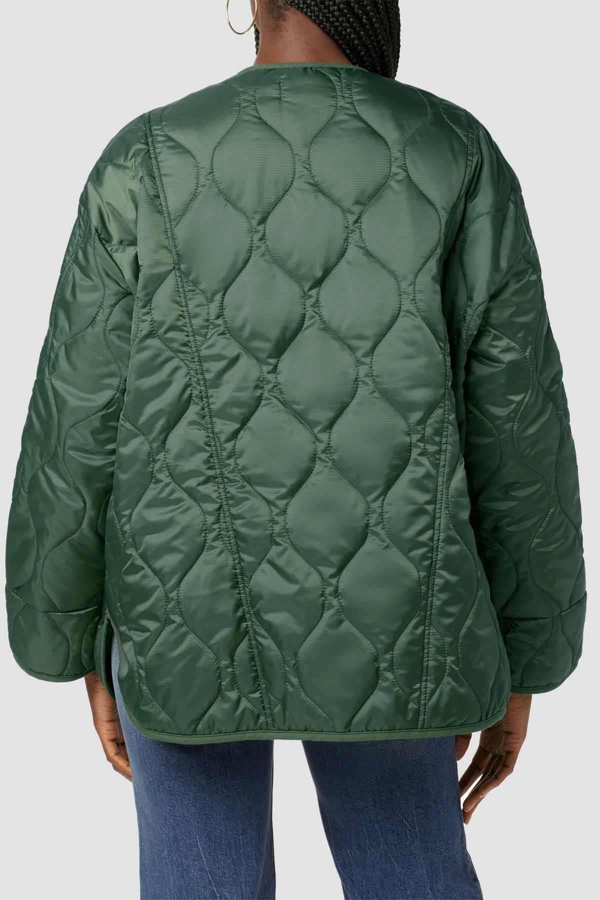 Oversized Quilted Jacket - Image 3