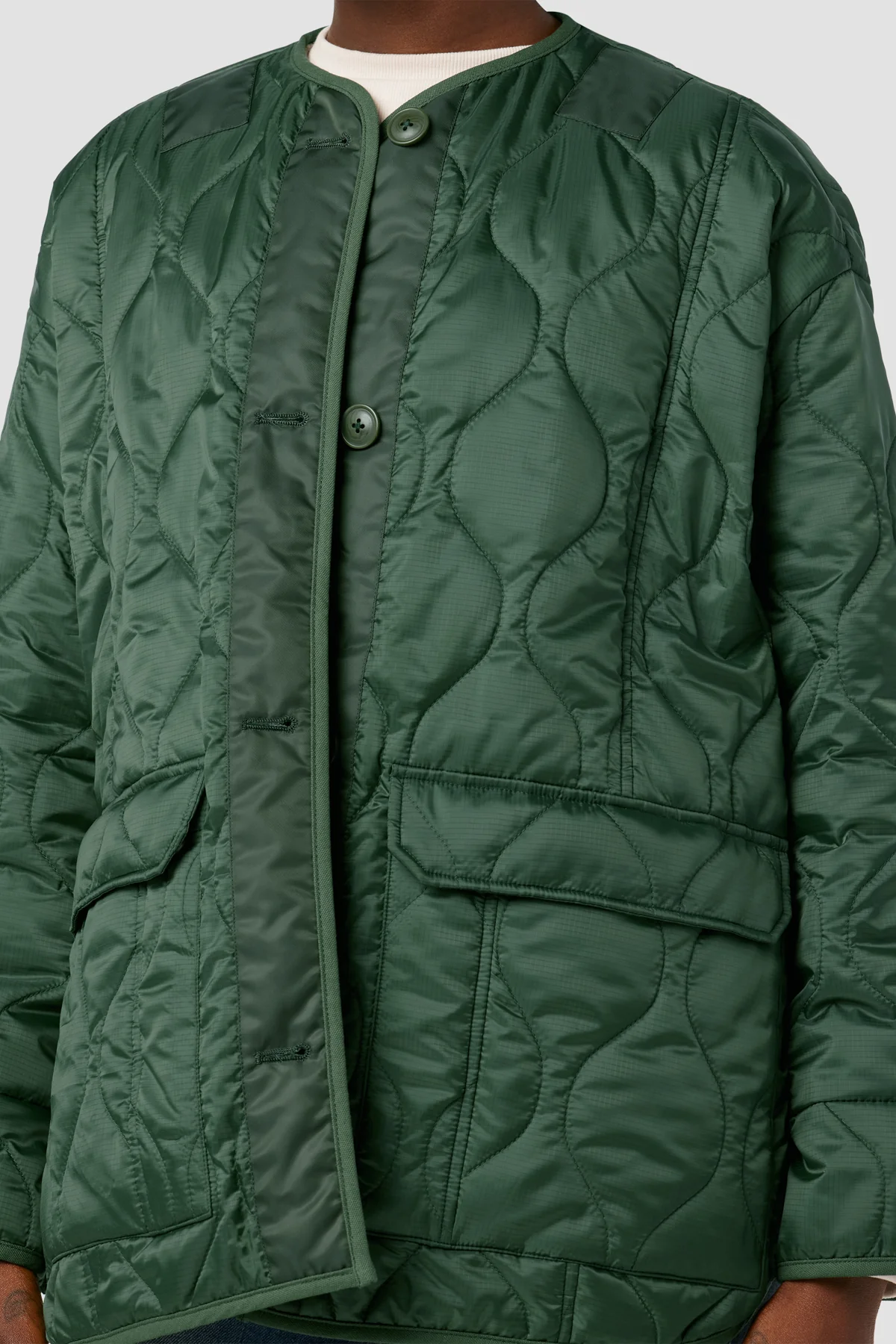 Oversized Quilted Jacket - Image 4