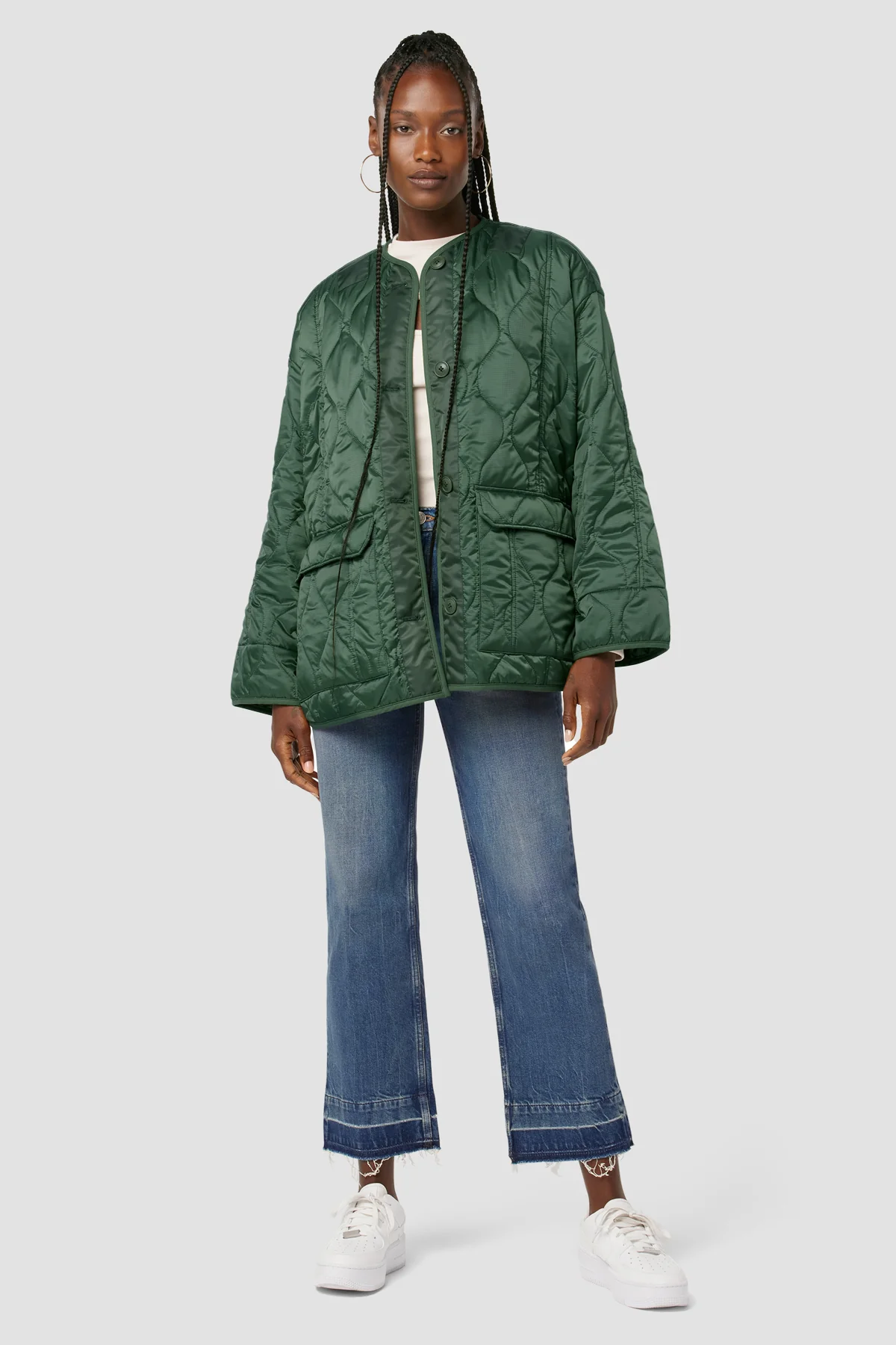 Oversized Quilted Jacket - Image 5