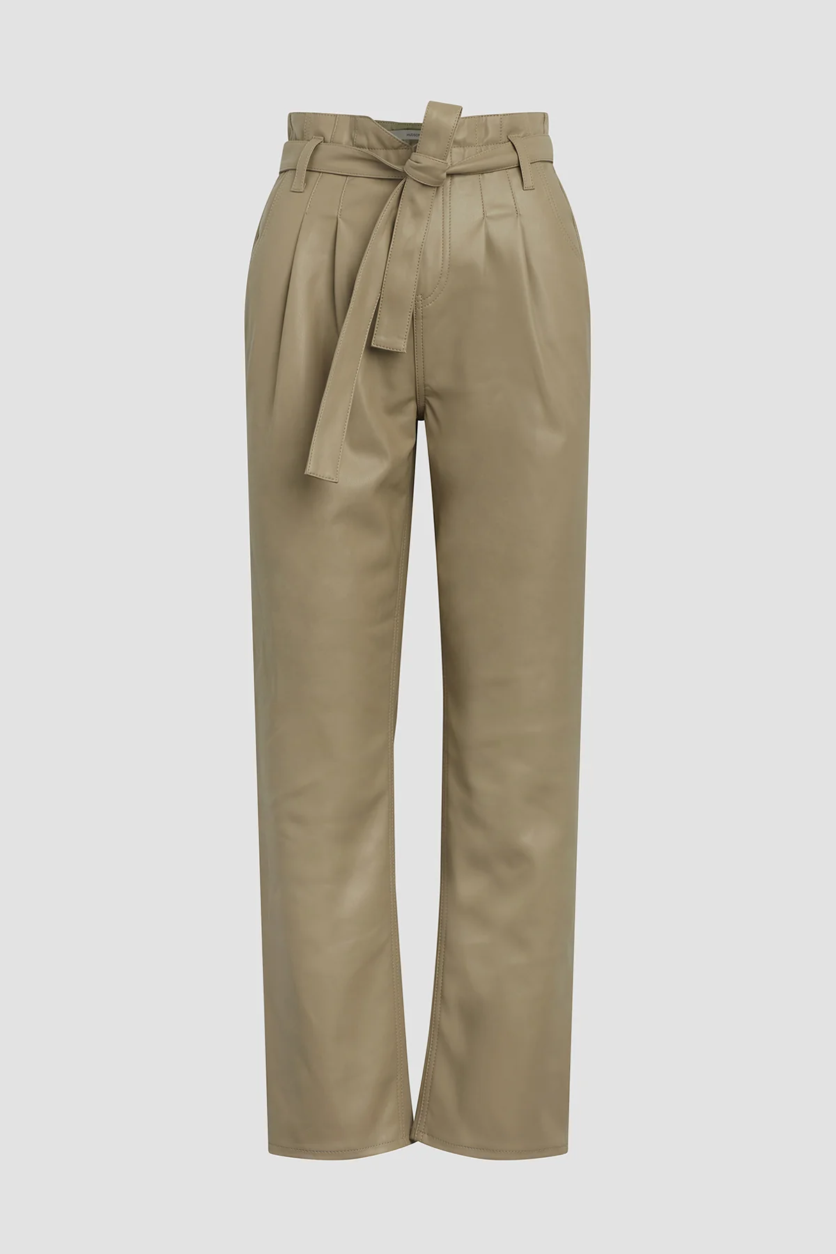 Remi High-Rise Paper Bag Vegan Leather Ankle Pant - Image 8
