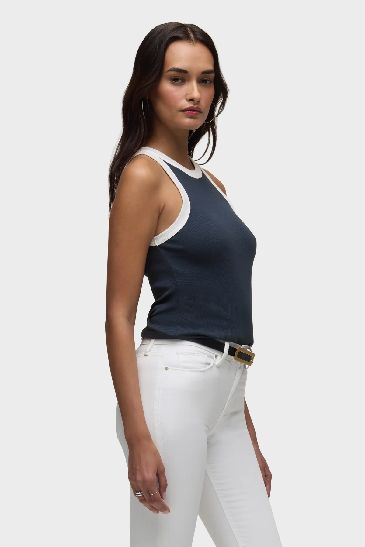 Ribbed Racer Tank - Image 3
