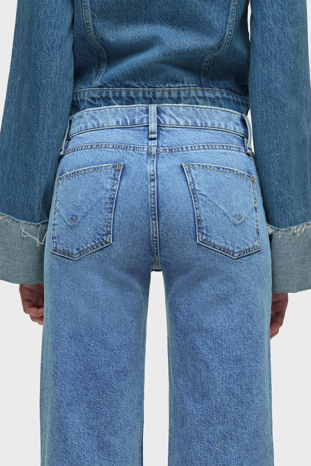 Rosie Wide Leg Ankle Raw Hem - Image 5