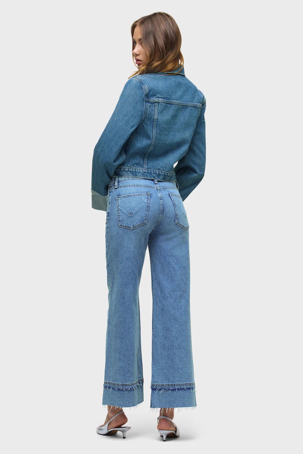 Rosie Wide Leg Ankle Raw Hem - Image 7