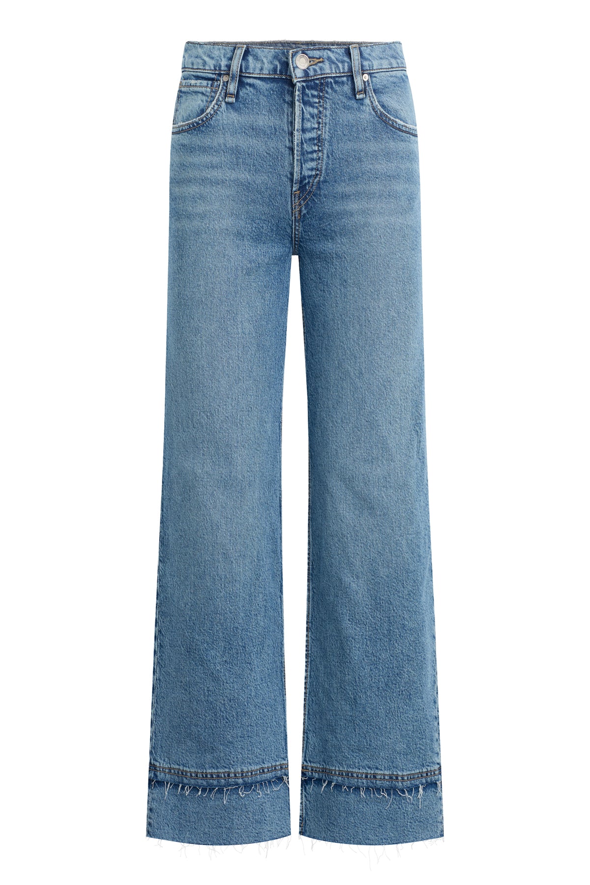 Rosie Wide Leg Ankle Raw Hem - Image 9