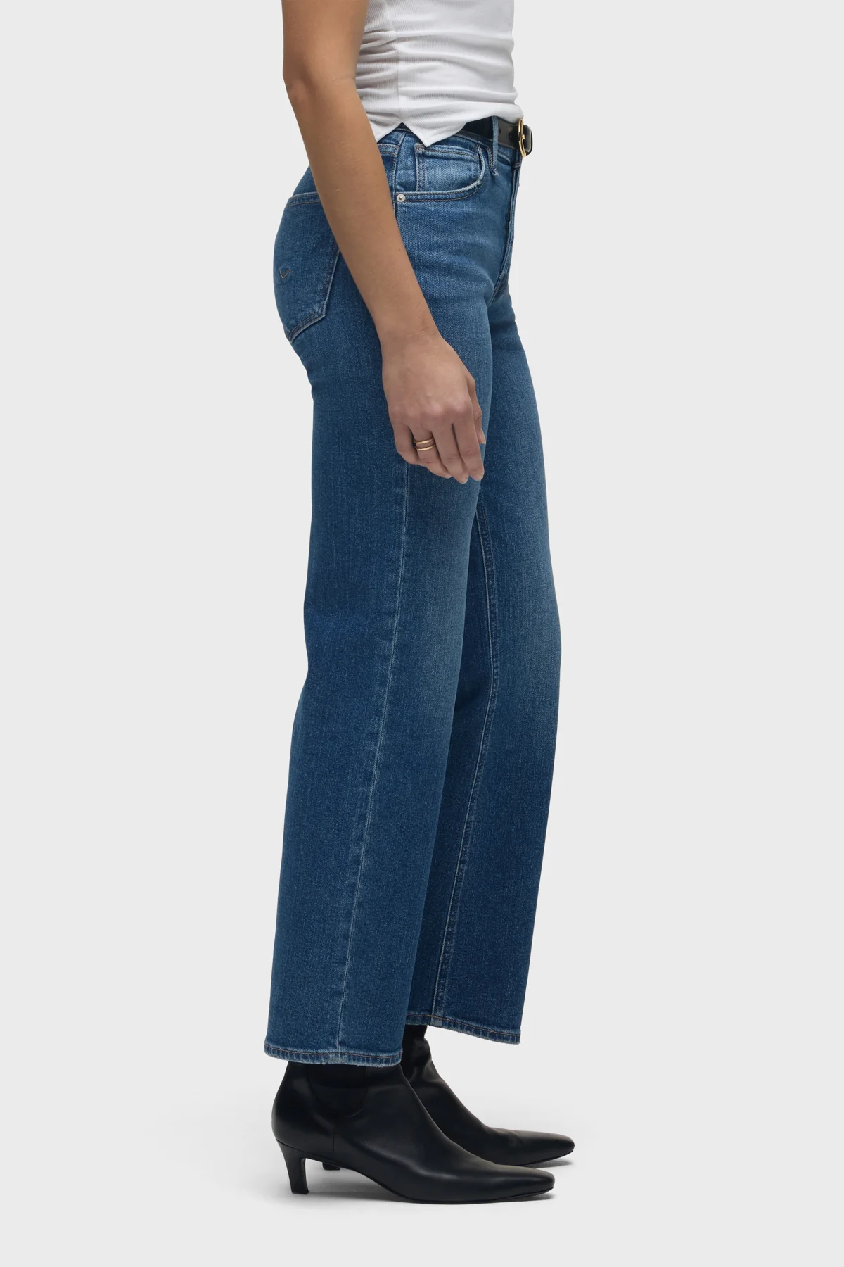 Rosie High-Rise Wide Leg Ankle Jean - Image 2