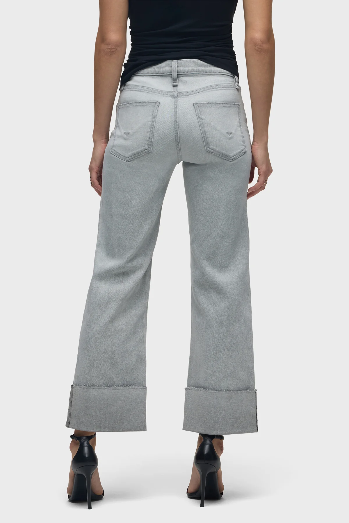 Rosie High-Rise Wide Leg Jean With Cuff - Image 3