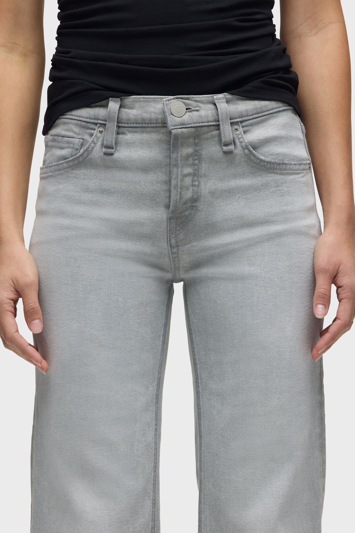 Rosie High-Rise Wide Leg Jean With Cuff - Image 4