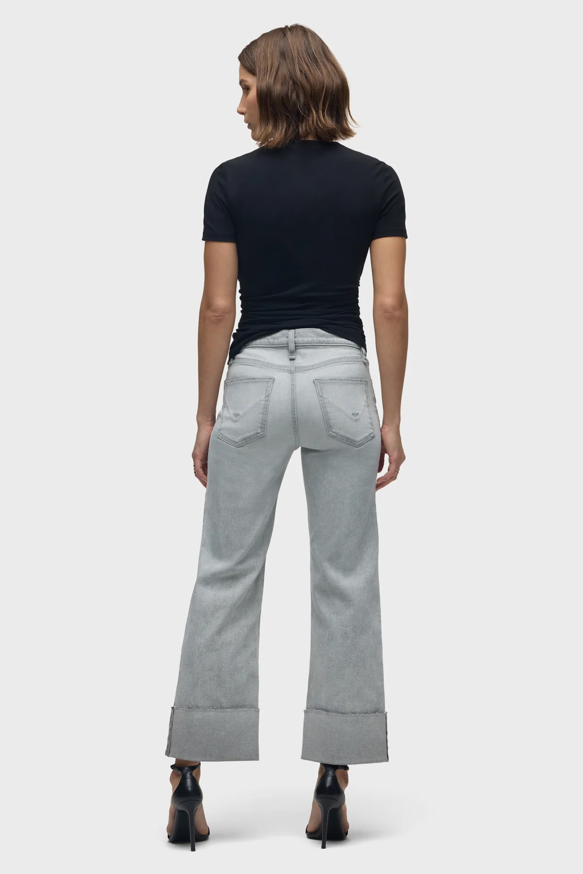 Rosie High-Rise Wide Leg Jean With Cuff - Image 8