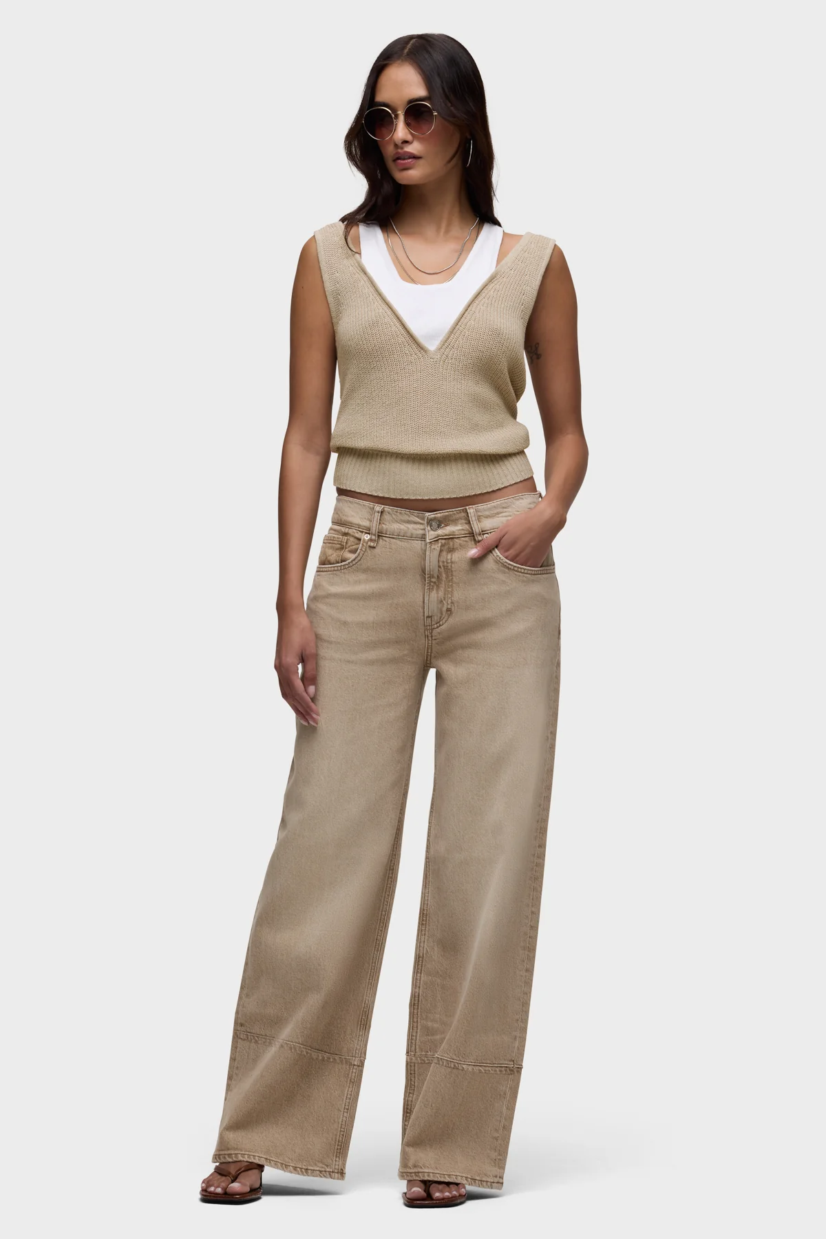 Rylee Pintucked Loose Pant