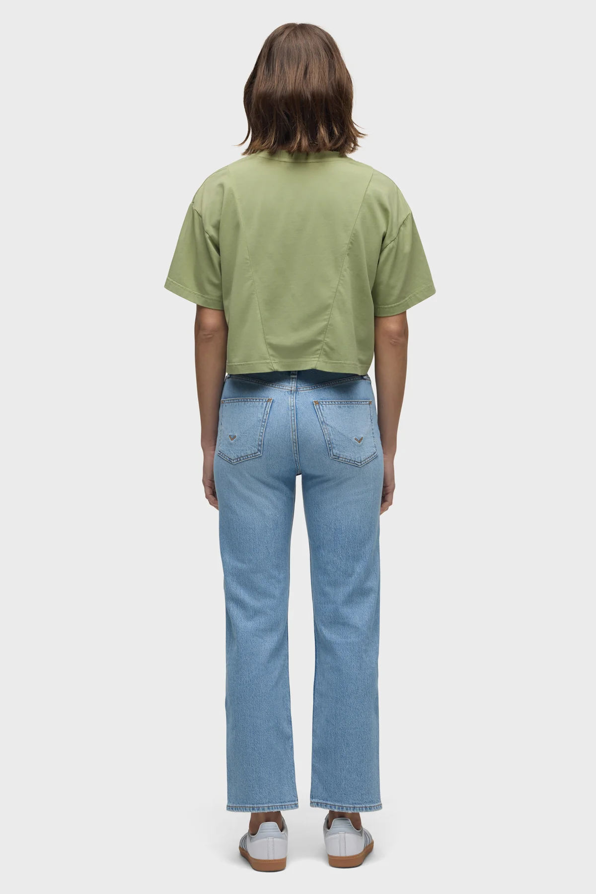 Short Sleeve Forward Seam Tee - Image 7