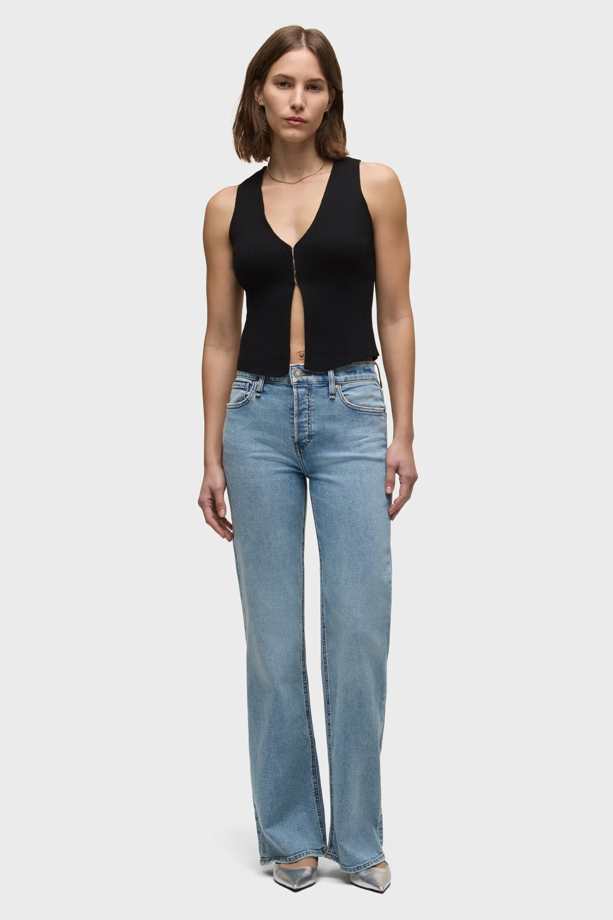 Sleeveless V-Neck Sweater - Image 5